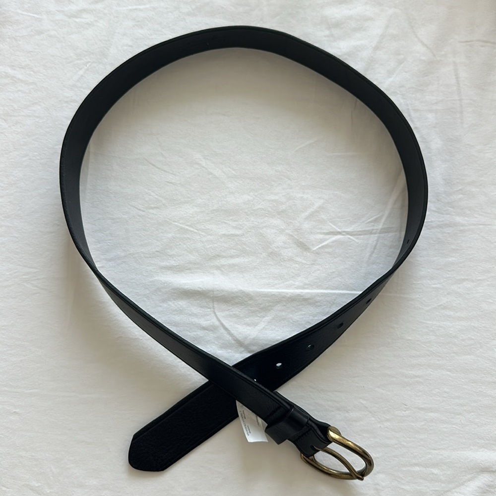 Madewell Black Leather Belt